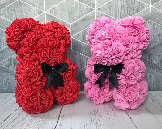 Ourson Roses Eternelles - 25cm Atelier Des Roses Eternelles